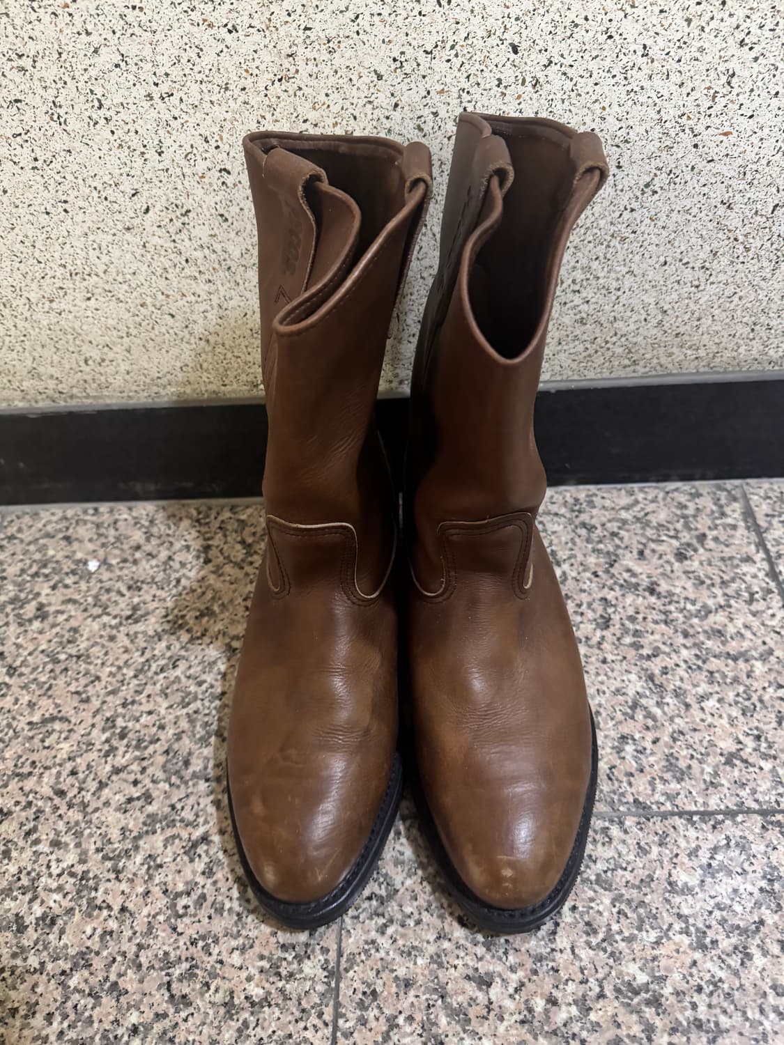 90‘s OG USA 레드읭 페코스 웨스턴 카우보이 부츠 상품이미지4