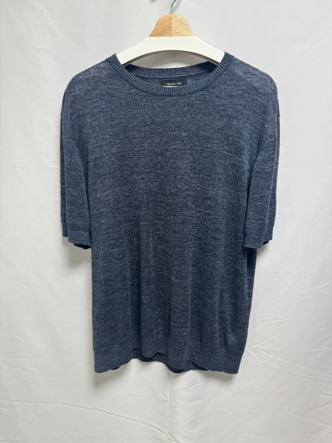 [XL] 마시모두띠 린넨 반팔 니트 ROYAL BLUE 상품이미지1
