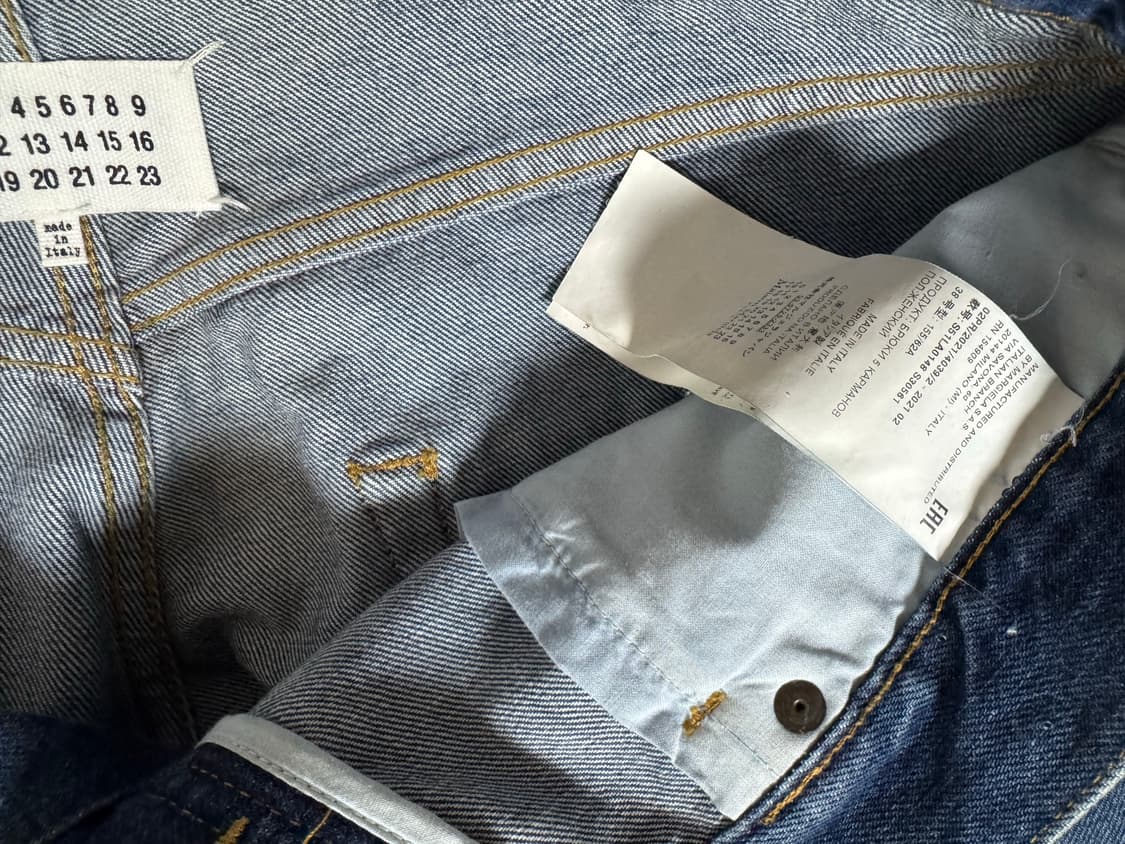 마르지엘라 데님 팬츠 새상품 상품이미지6