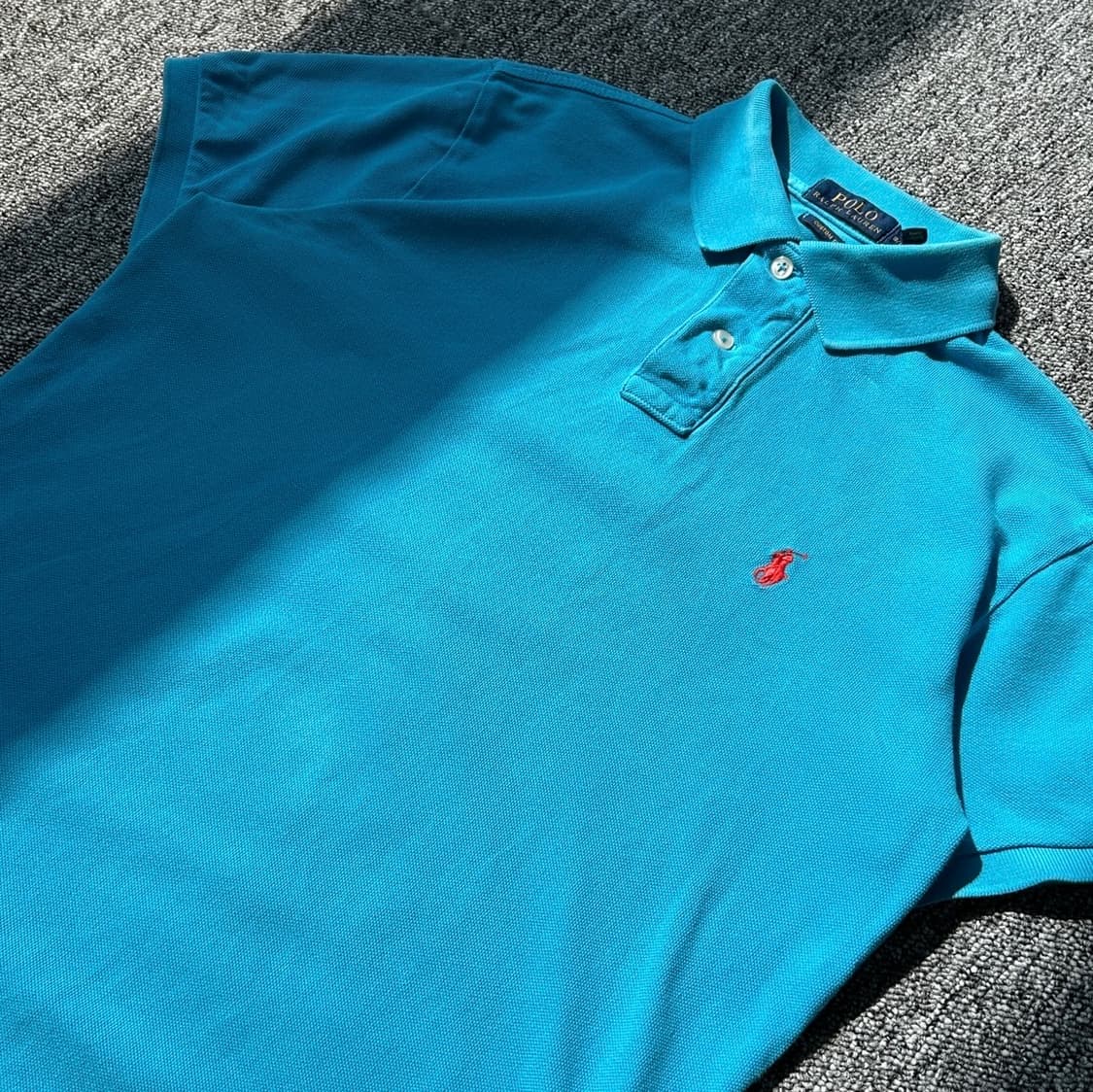 폴로 랄프로렌 스카이 블루 PK 반팔티  상품이미지3