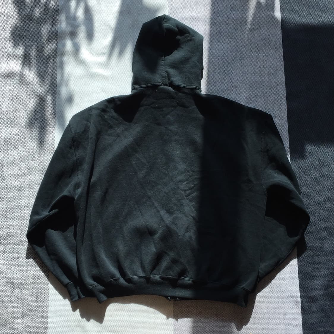빈티지 러셀 튜블러 후드집업 블랙 XL 상품이미지3