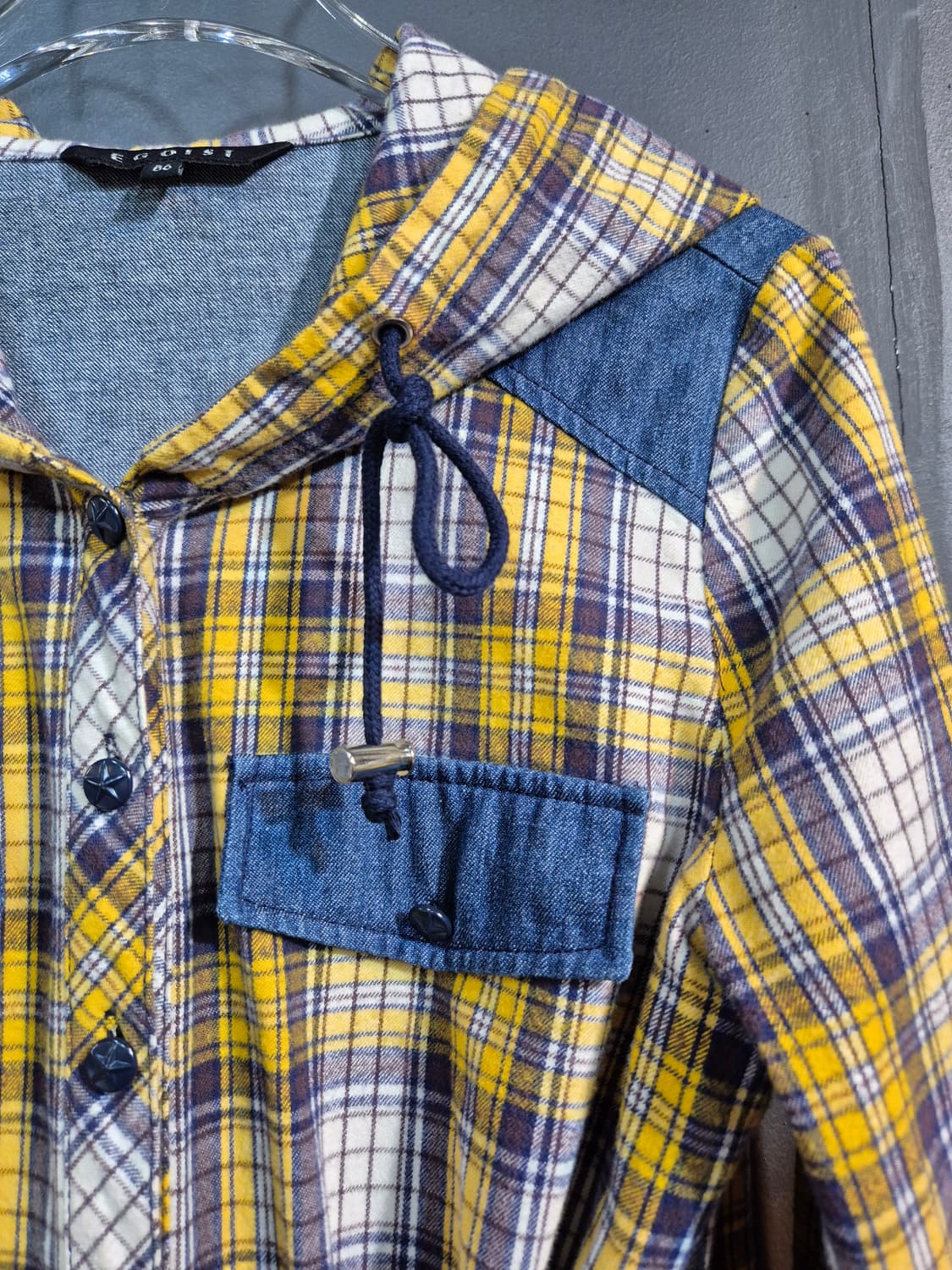 EGOIST 체크 후드 셔츠  66 상품이미지4