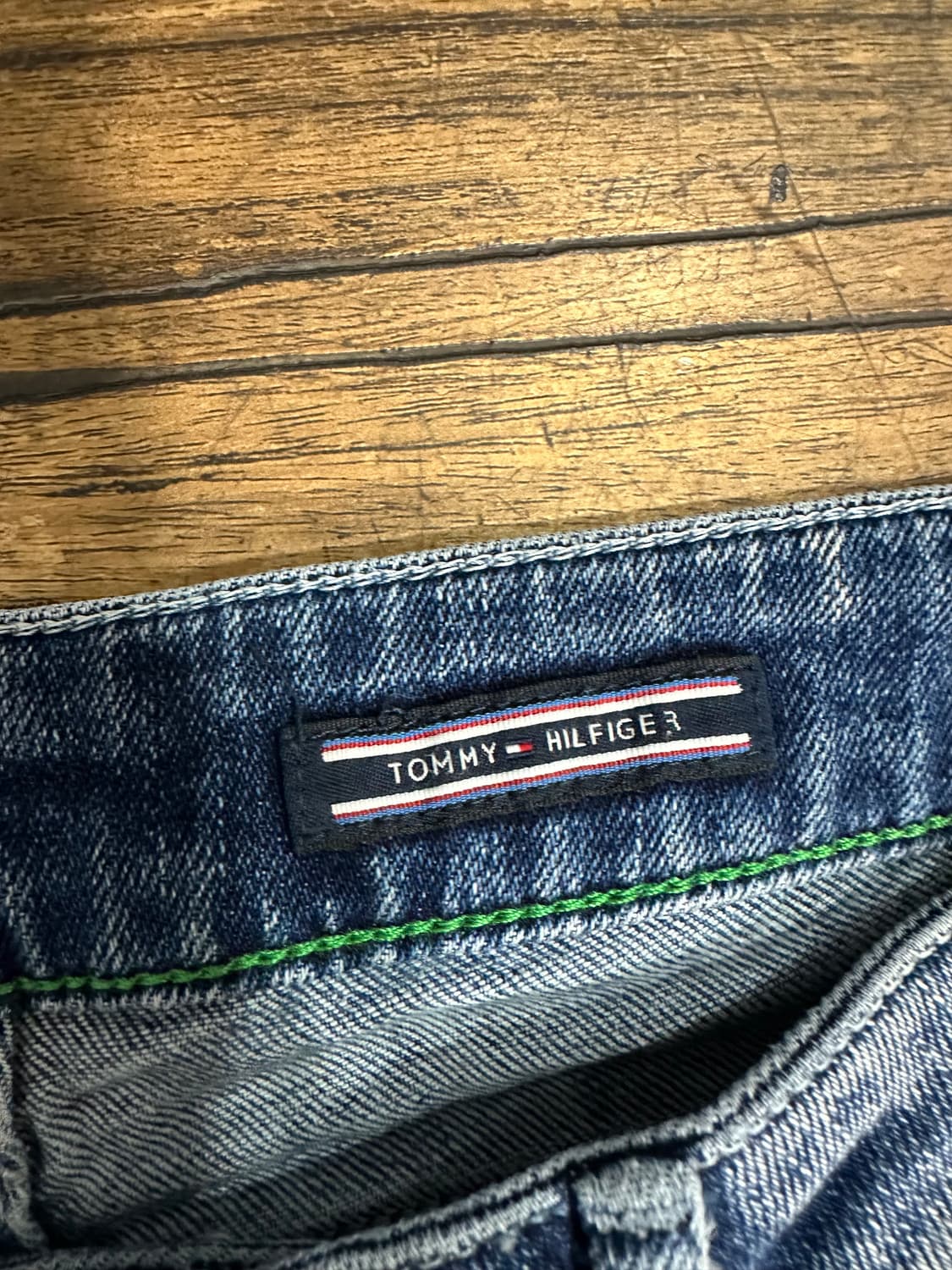 타미힐피거 데님 패치 워싱 청바지 28사이즈 새제품 올드스쿨 상품이미지7