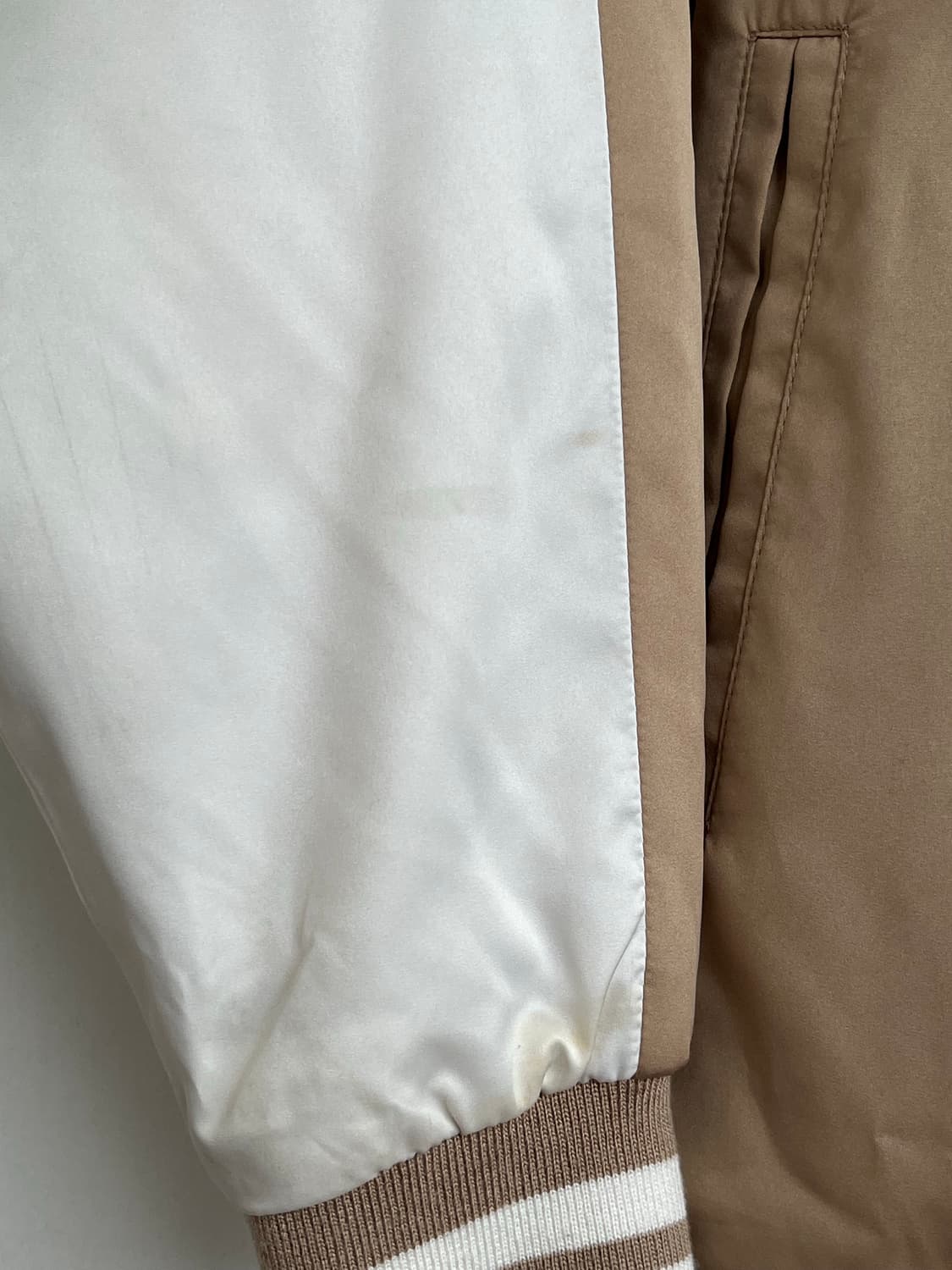 Vintage brown baseball jumper 상품이미지2