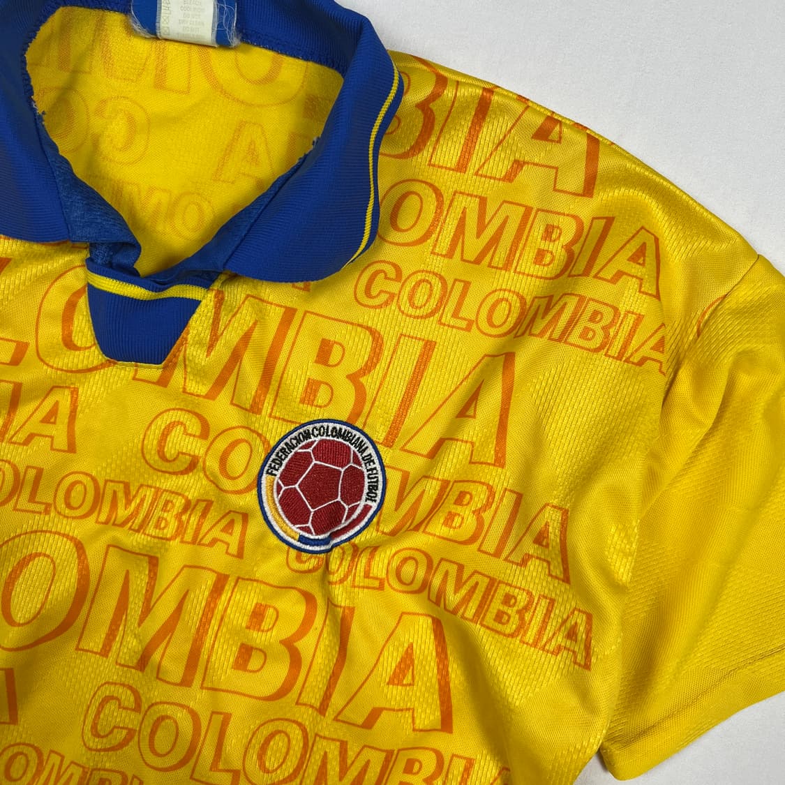 90‘s 엄브로 umbro 95-97 콜롬비아 국대 홈저지 유니폼 상품이미지3