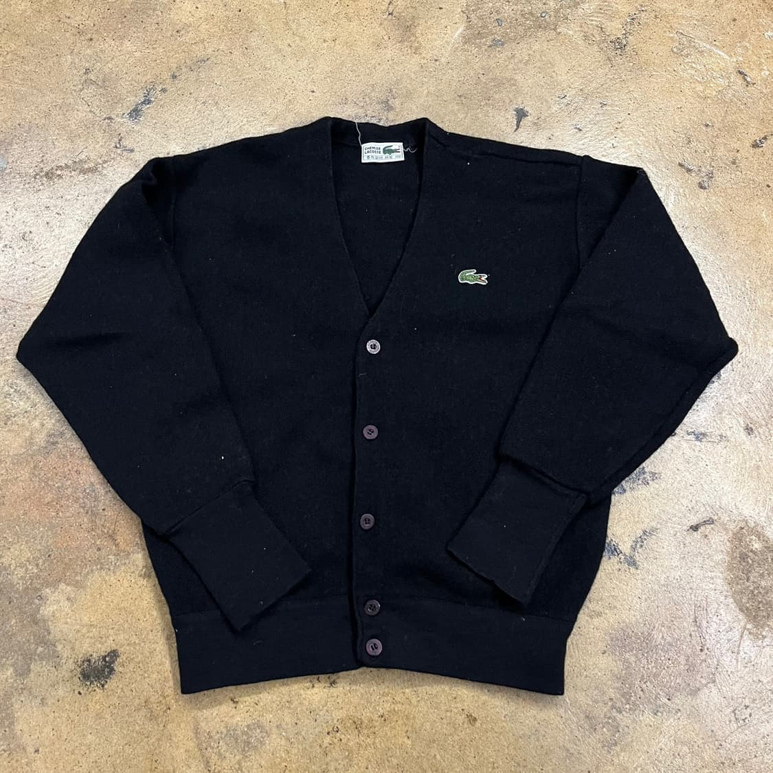 [정품/100] 라코스테 블랙 가디건 b18 상품이미지2