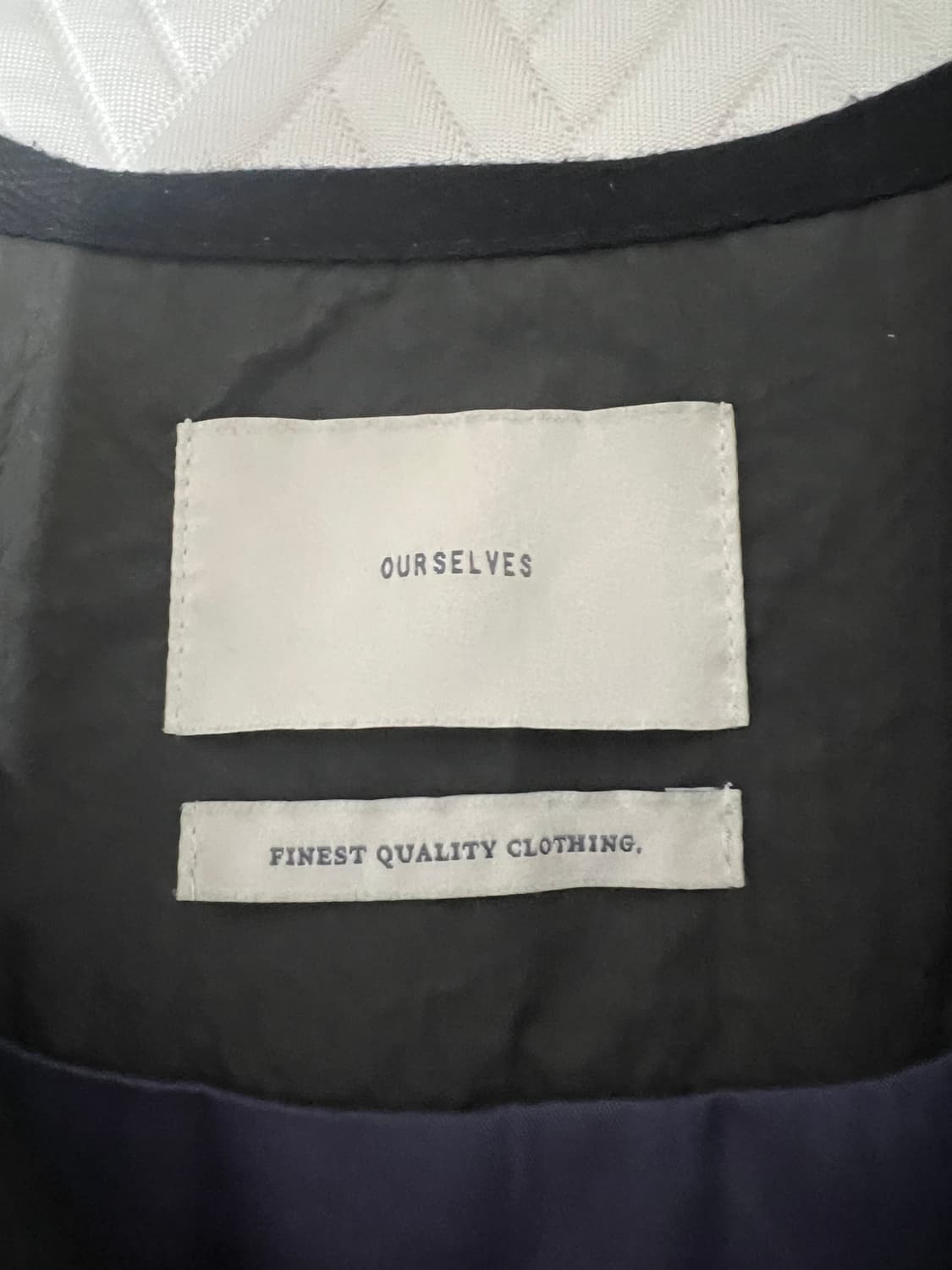 24ss 아워셀브스 라이너 차콜 1사이즈 판매 상품이미지2