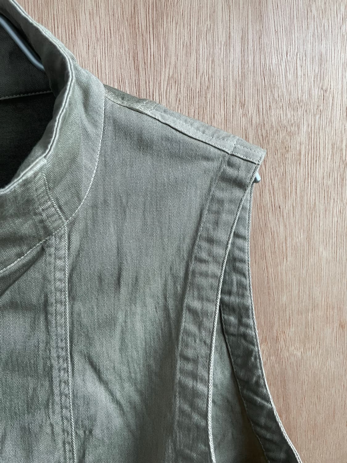 립반윙클 비대칭 집업 베스트 상품이미지6