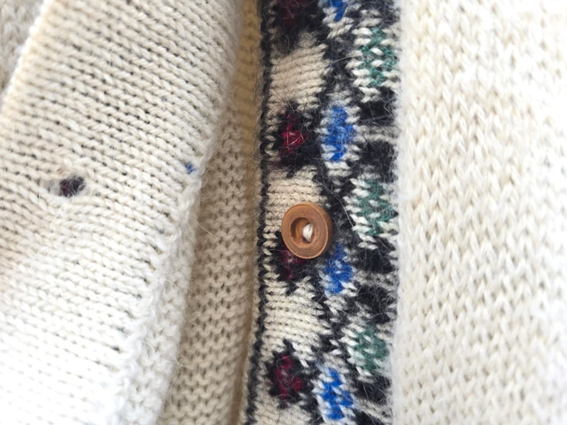 핸드메이드 알파카 가디건  상품이미지5