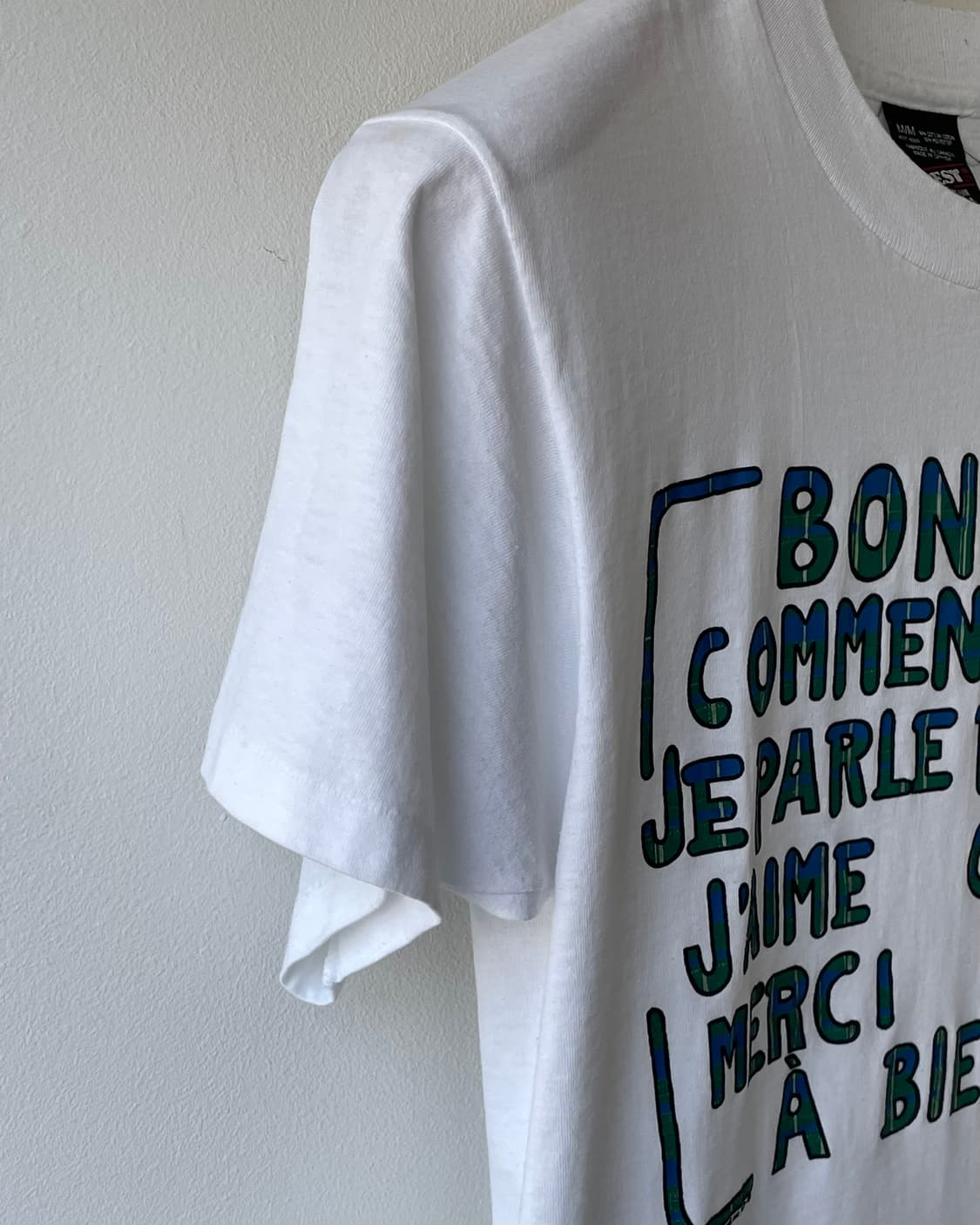 90‘s Canada “Quebec” Souvenir T-shirt M 상품이미지4