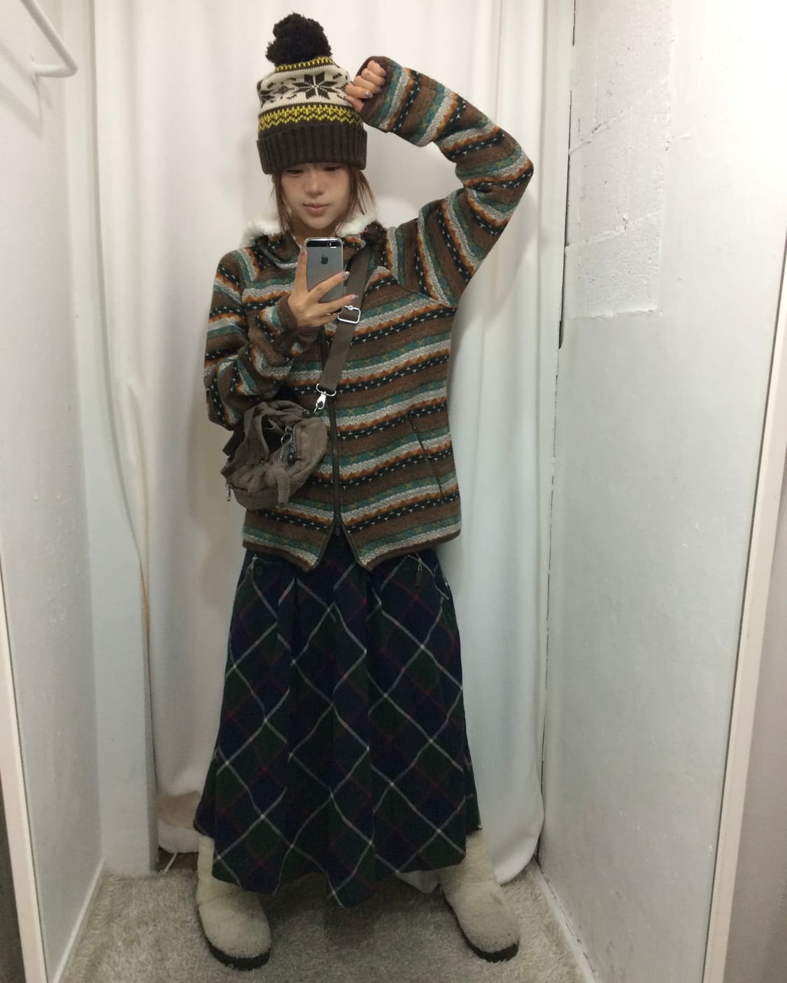 🫎노르딕 패턴 후리스코디🫎 상품이미지3