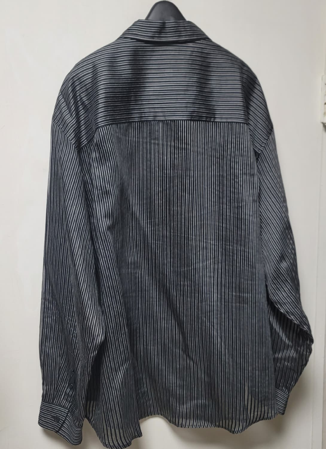 25S/S 솔리드옴므 시스루 시어 스트라이프 셔츠 52 상품이미지6