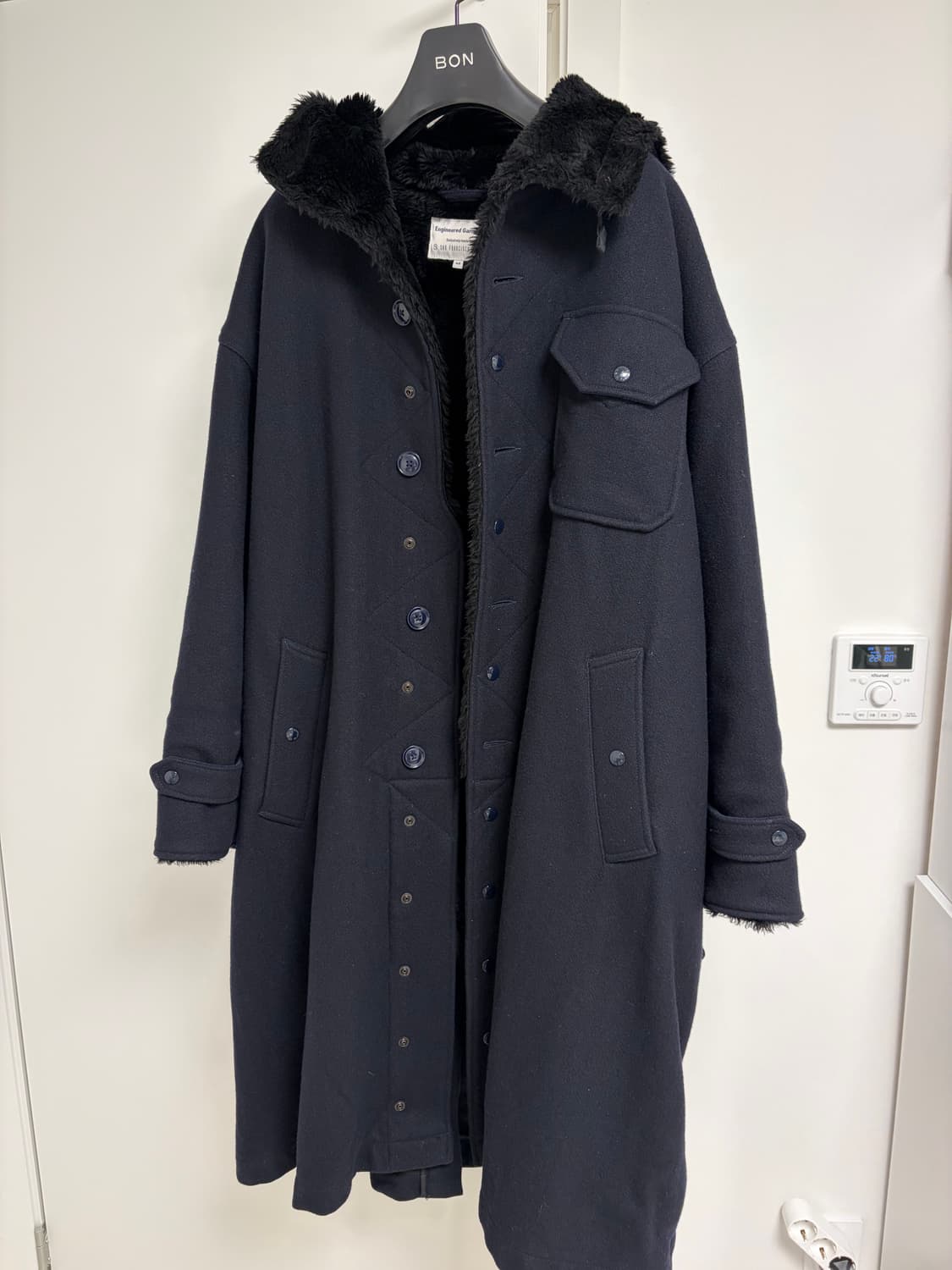 엔지니어드 가먼츠 샌마별주 코스트라인 파카 네이비 울 m 상품이미지1