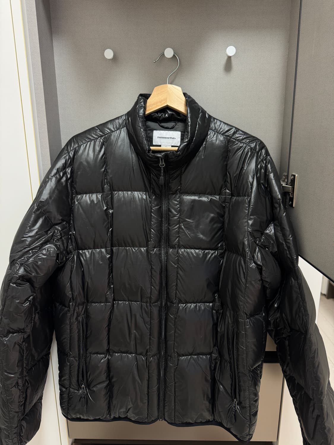 [M] 디스이즈네버댓 디네댓 경량 패딩 블랟 상품이미지2