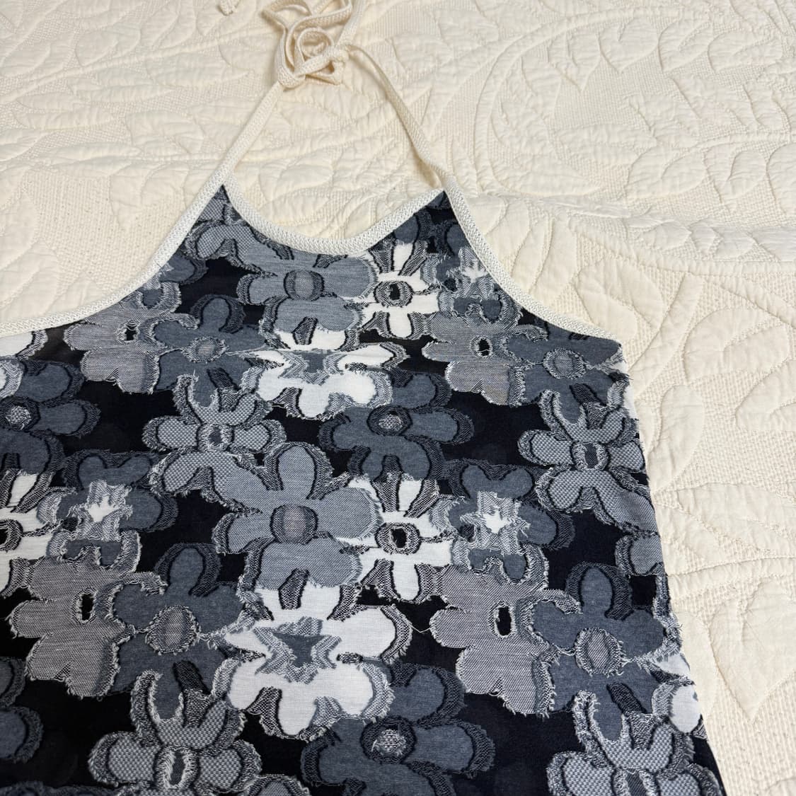 새상품 / Flower mini dress 상품이미지2