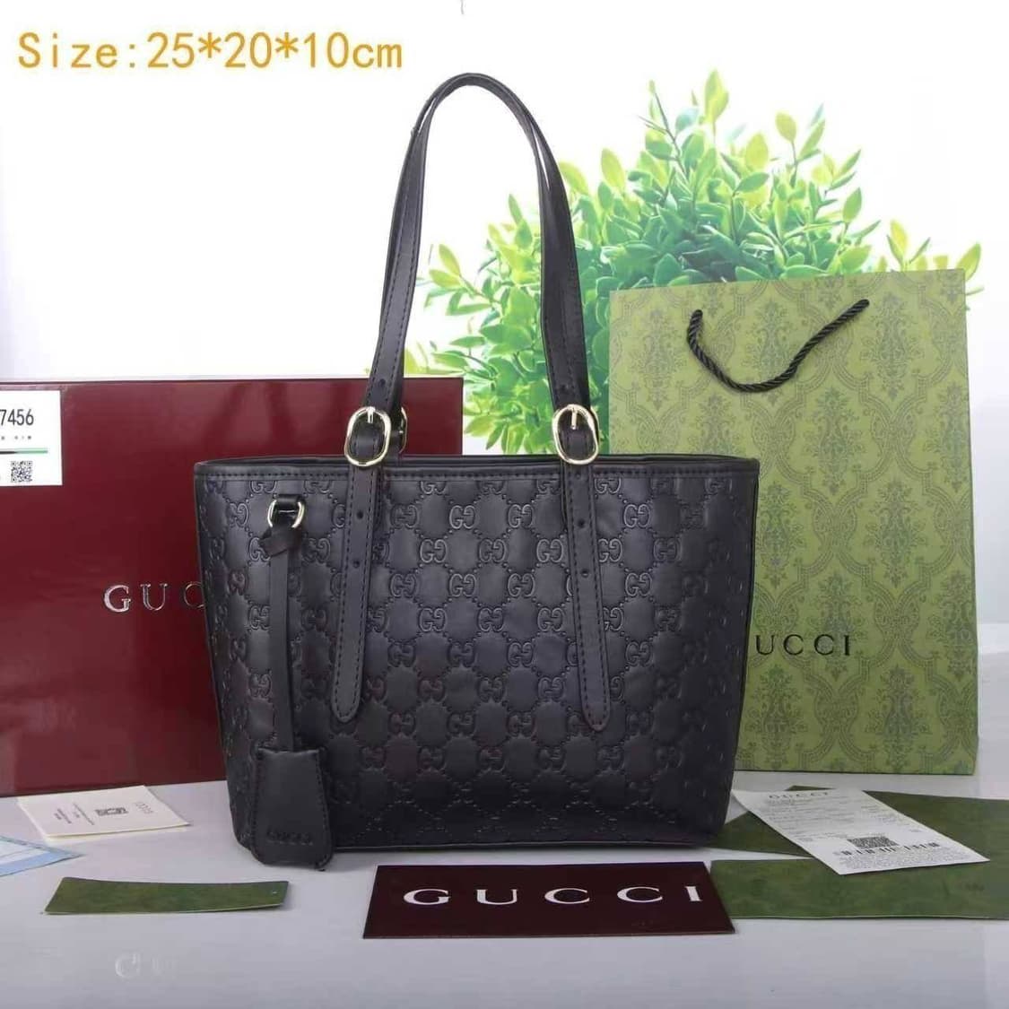 구찌(Gucci) GG 엠블럼 미디엄 토트백 상품이미지2