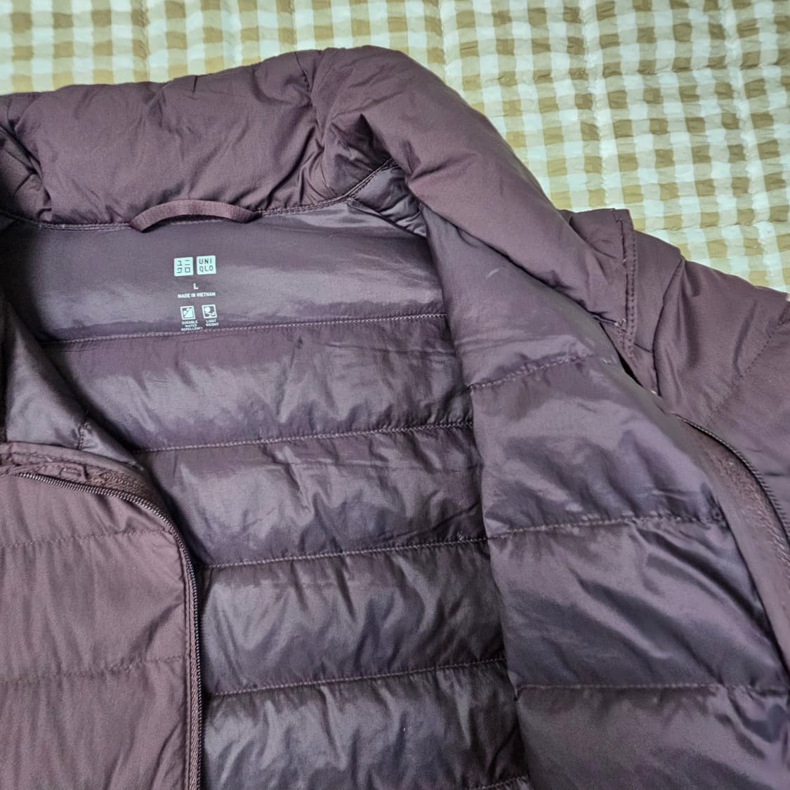 유니클로 오리털 경량패딩 남자100 상품이미지6