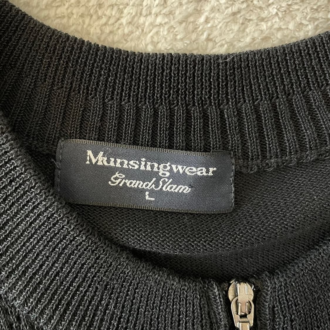 L 먼싱웨어 남성 골프 매쉬 조끼 100 상품이미지4