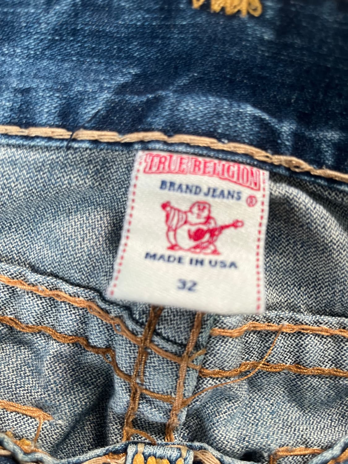 트루 릴리젼 스트레이트 핏 데님 팬츠 32 상품이미지4