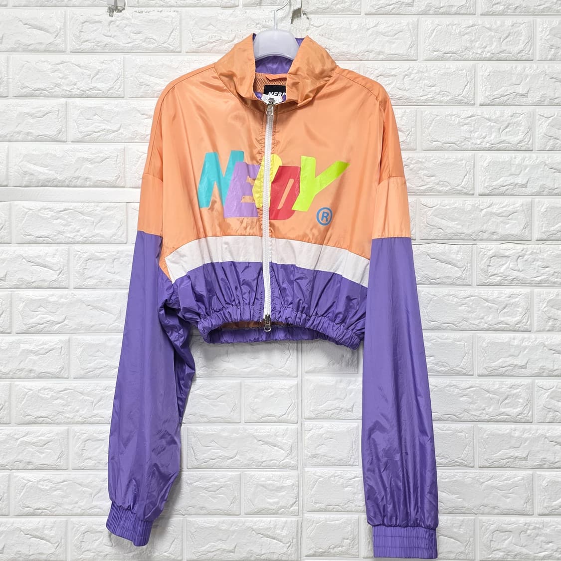 택포_ 널디 크롭 바람막이 S 리폼 상품이미지1