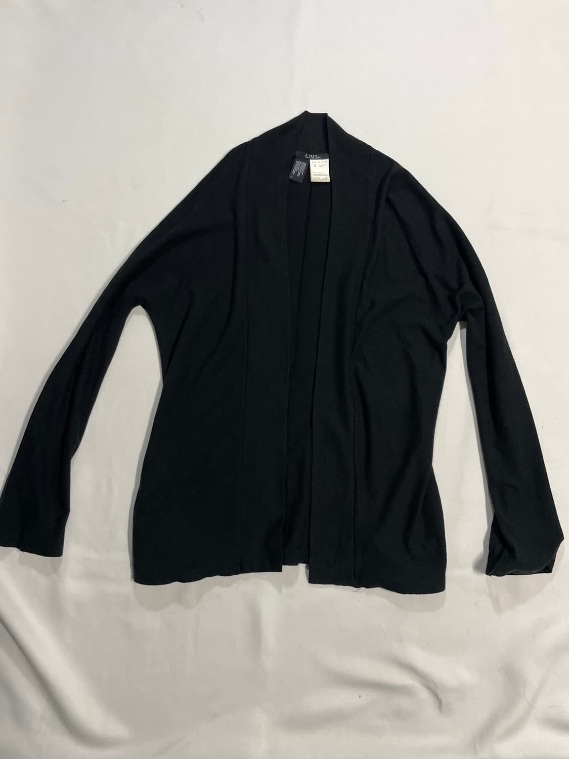 리미퓨 요지야마모토 블랙 오픈 가디건  상품이미지6