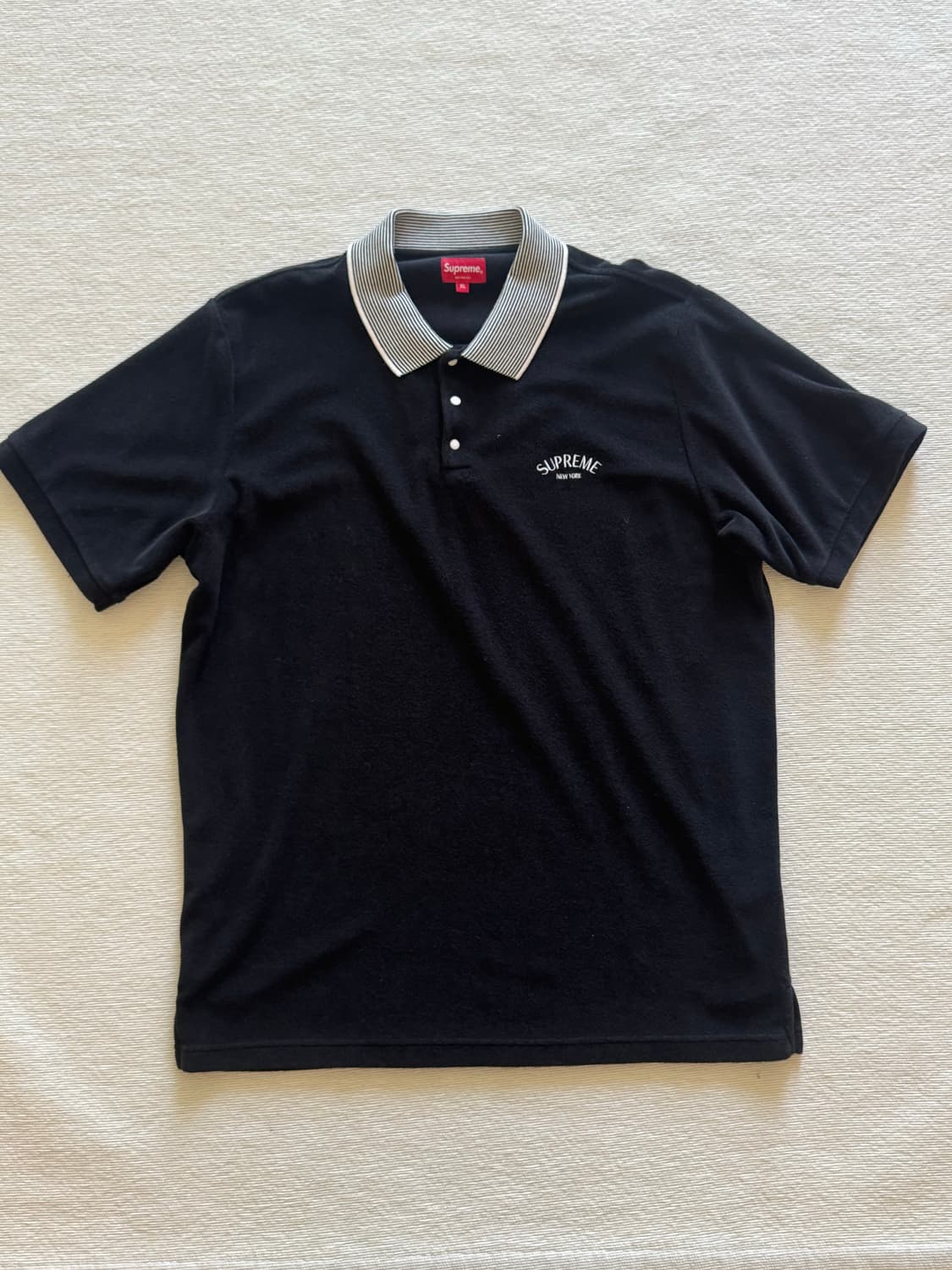 Supreme Terry Polo - Black 상품이미지1