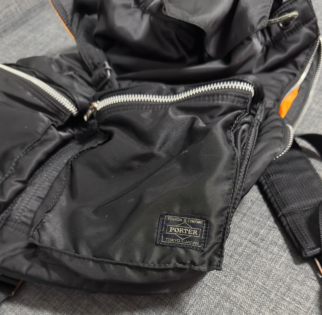 포터 백팩 블랙 상품이미지5