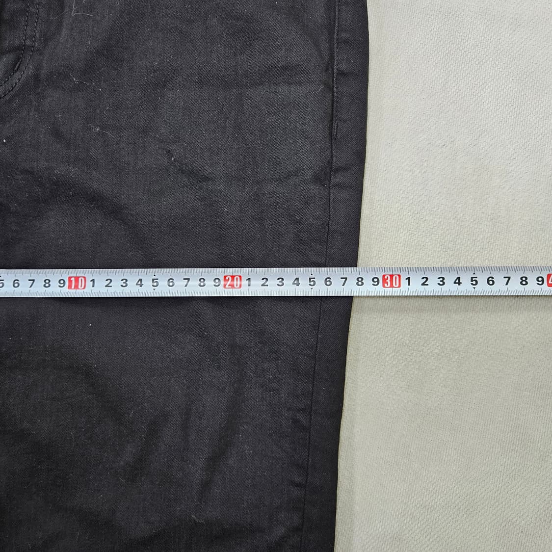 34 엘르진 블랙 데님 팬츠 0316Y 상품이미지6