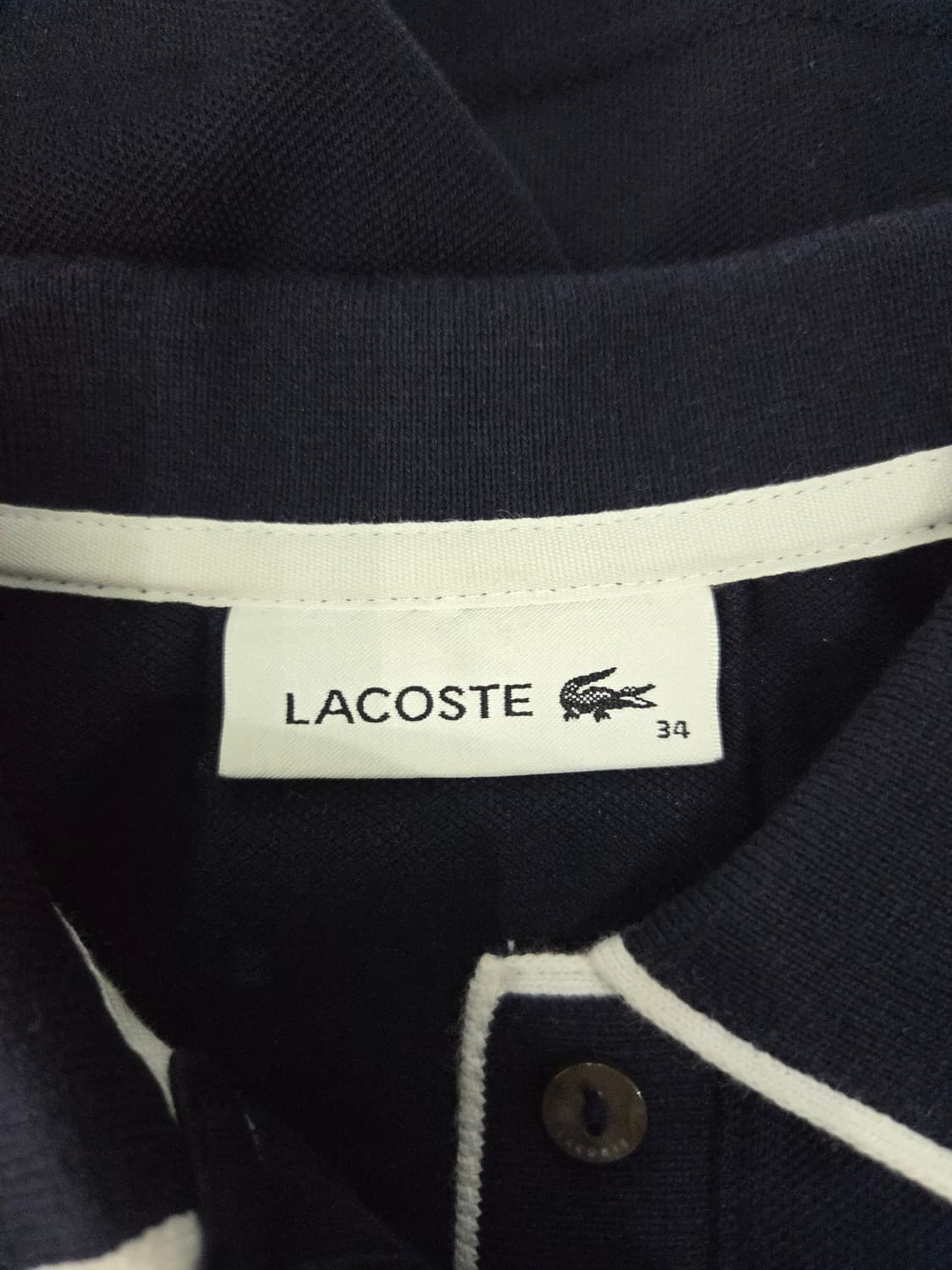 LACOSTE 라코스테 배색 카라 긴팔 피케 티셔츠 상품이미지7