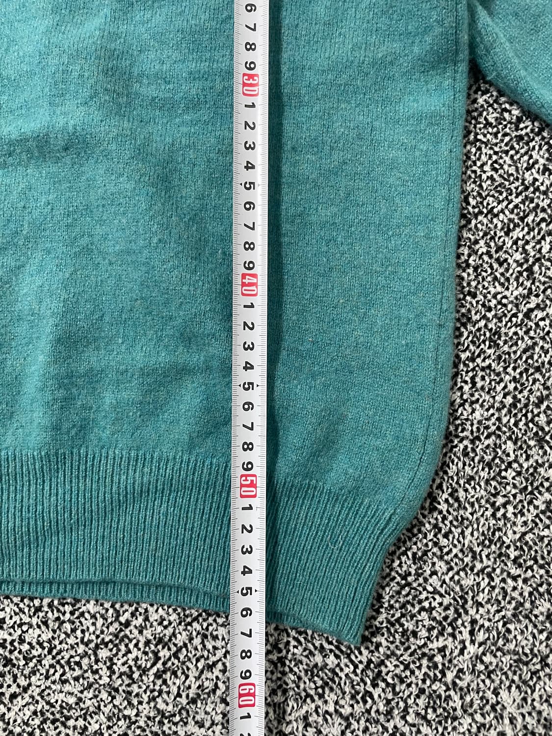 빈티지9. 폴로랄프로렌 램스울 니트 스웨터 민트 컬러 핀터깔 상품이미지6