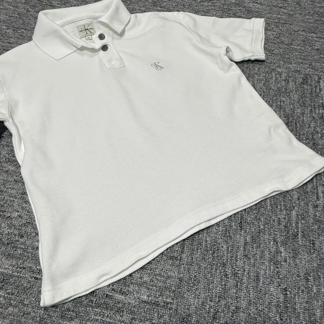 빈티지 ck jeans 크롭반팔 | 상태 좋음 상품이미지5