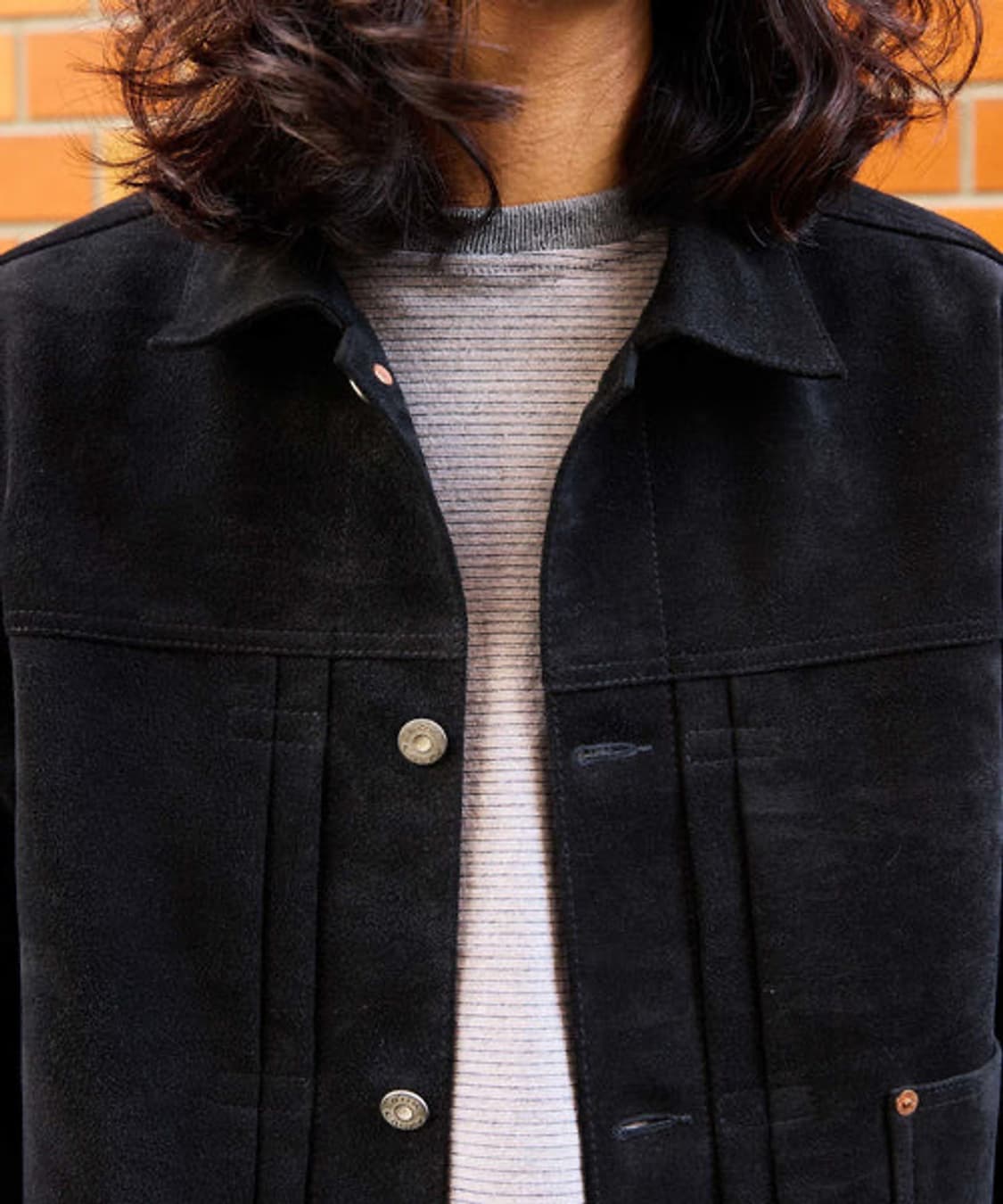 본쿠라 WILD LIFE TALOR 별주 1세대 스웨이드 가죽자켓 40 상품이미지4