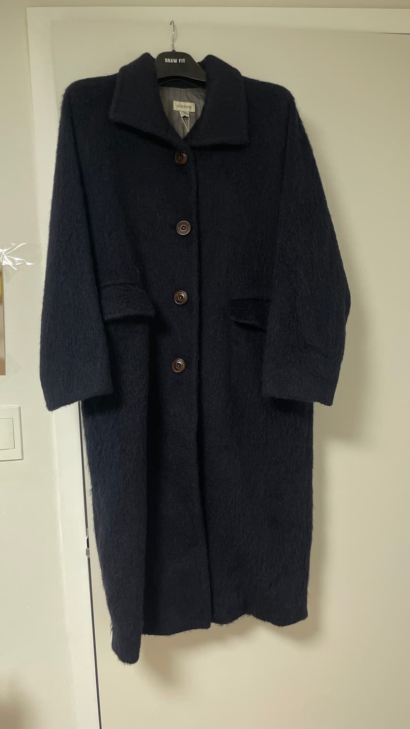 시엔느 알파카 코트 네이비 상품이미지5