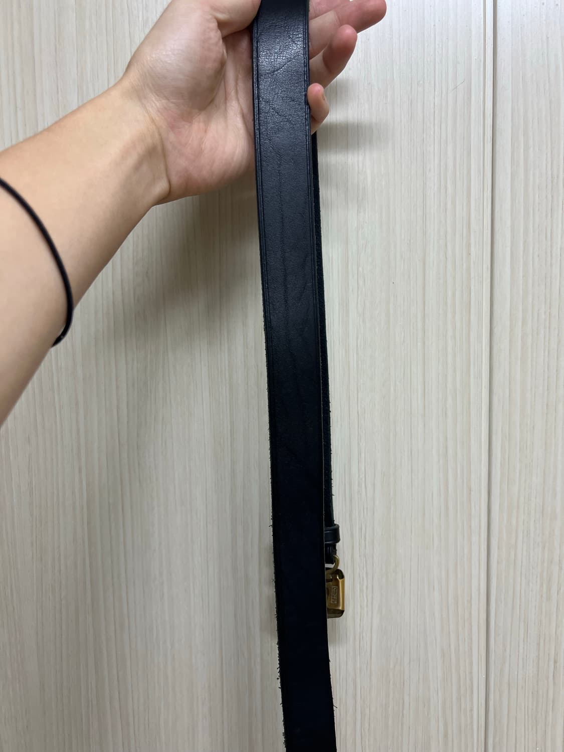 피그벨 히콕 벨트(블랙X황동 / 32사이즈) 상품이미지3