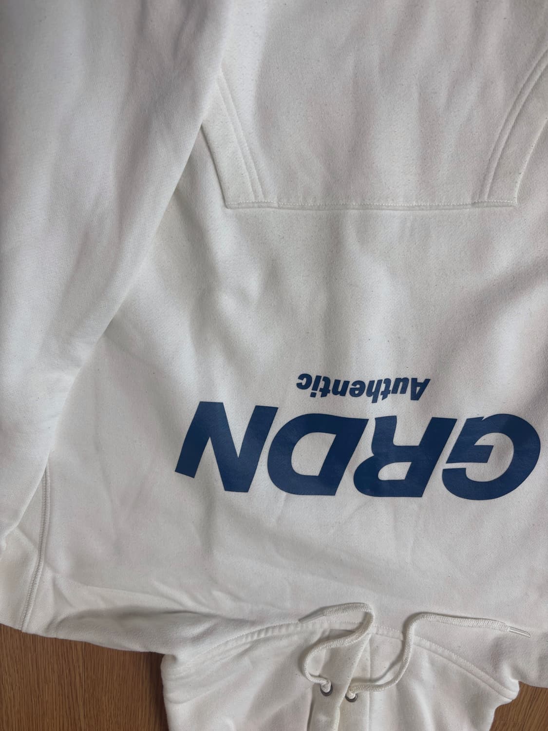 87mm 흰색 후드티 L 상품이미지2