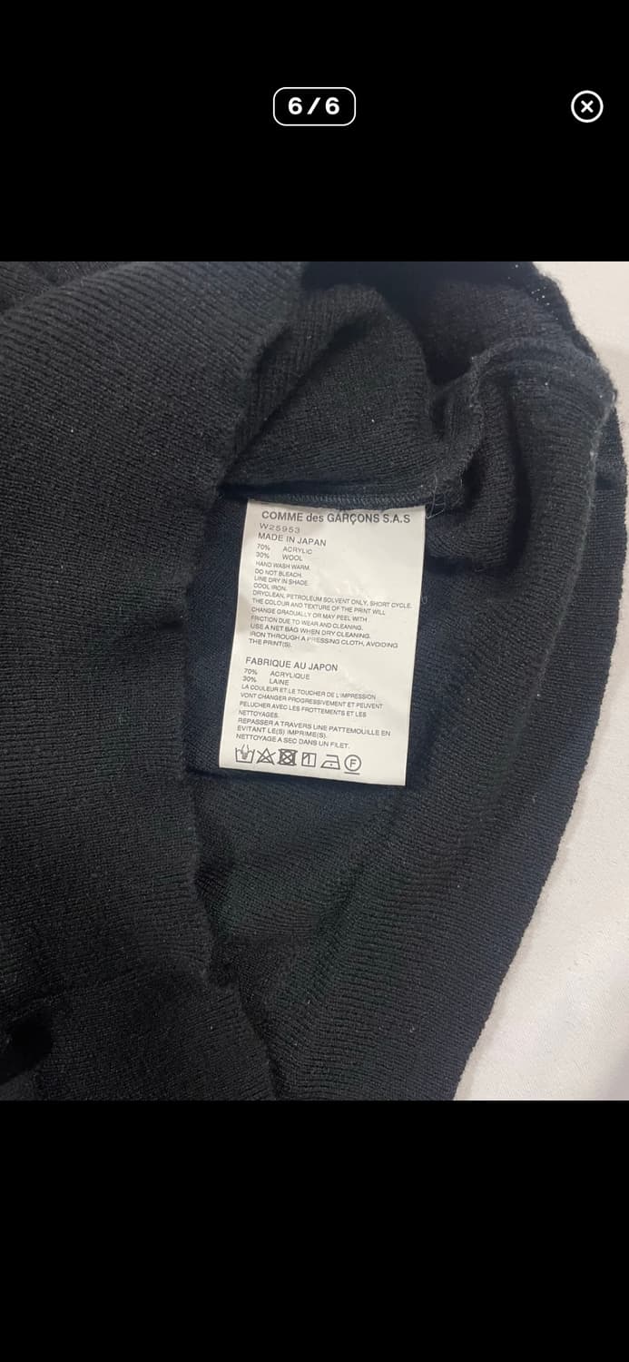 Comme des Garcons boy 레터링 니트 상품이미지4