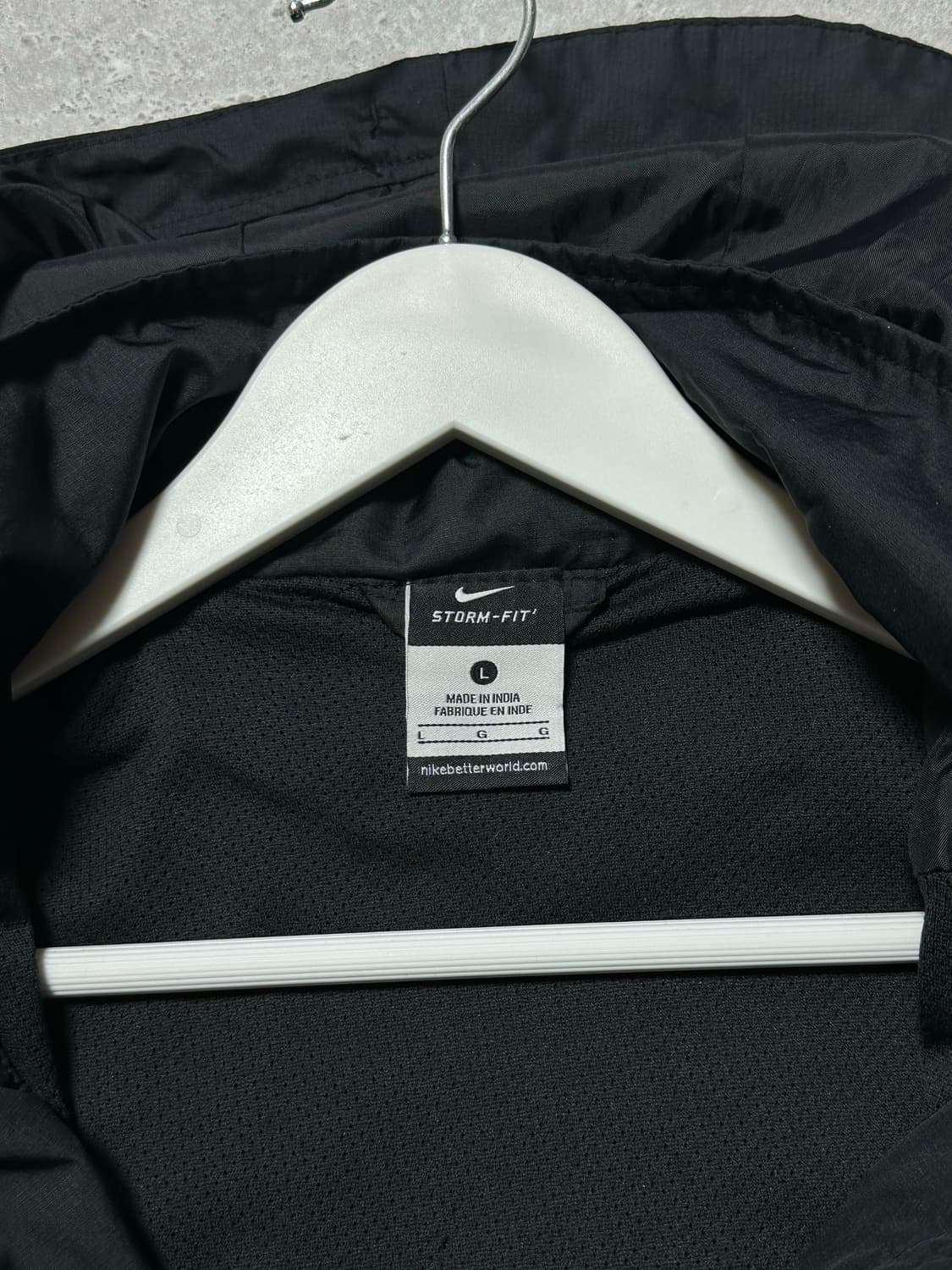 나이키 오리지날 스톰핏 블랙 바람막이 상품이미지6