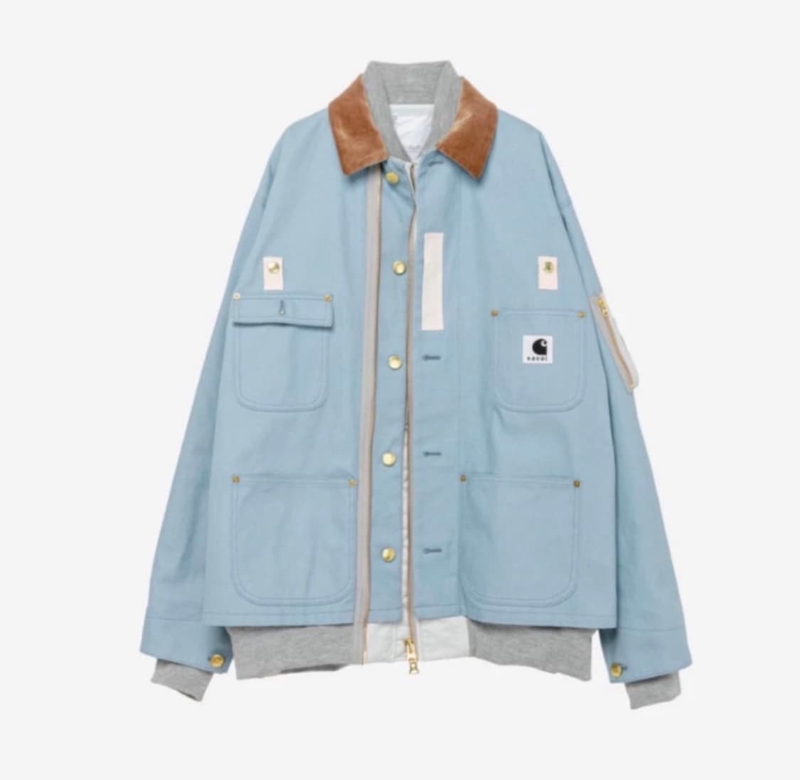 [새상품/3] 사카이 칼하트 ma-1 봄버 블루종 상품이미지1