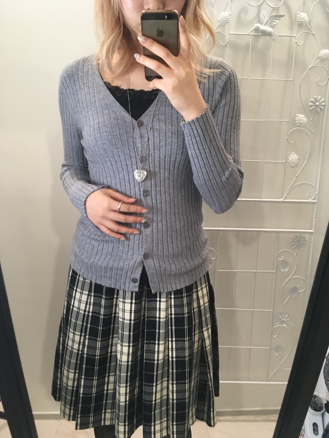 jpn vintage daily soragrey cardigan 상품이미지3