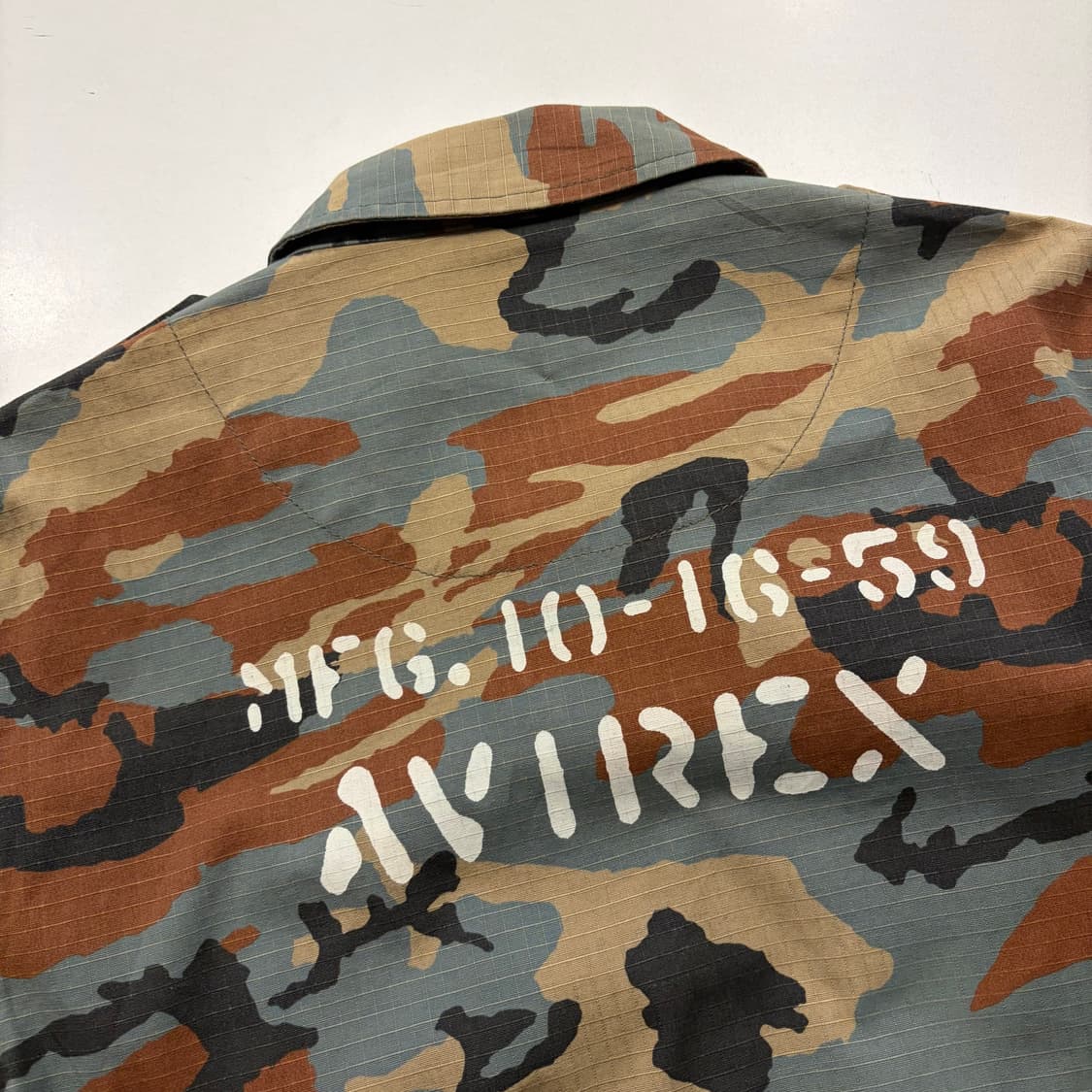 [L] 아비렉스 AVIREX PX 카모플라쥬 야상 자켓 D352 상품이미지6