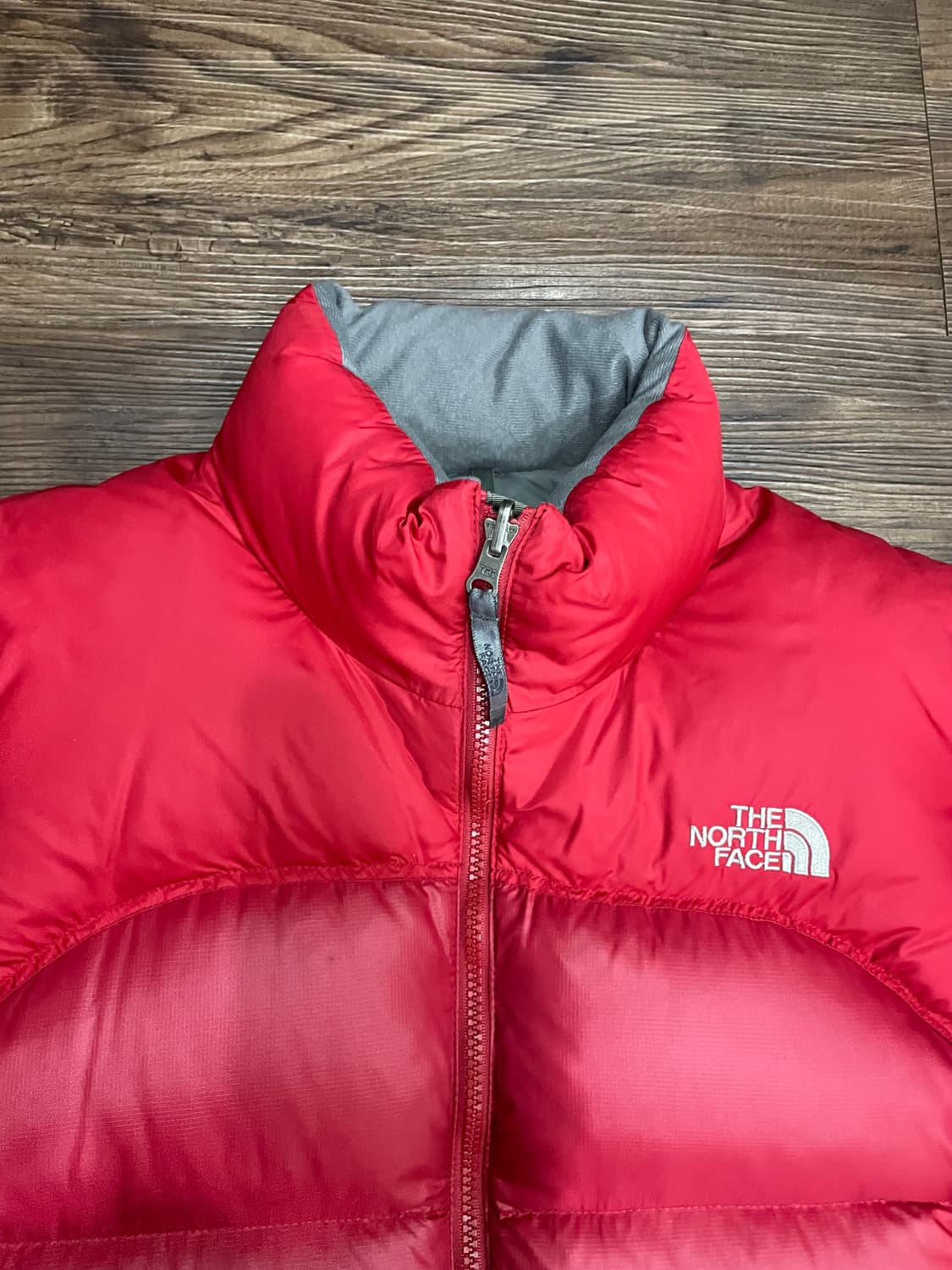 노스페이스 700 눕시 구스다운 푸퍼 패딩 레드 상품이미지2