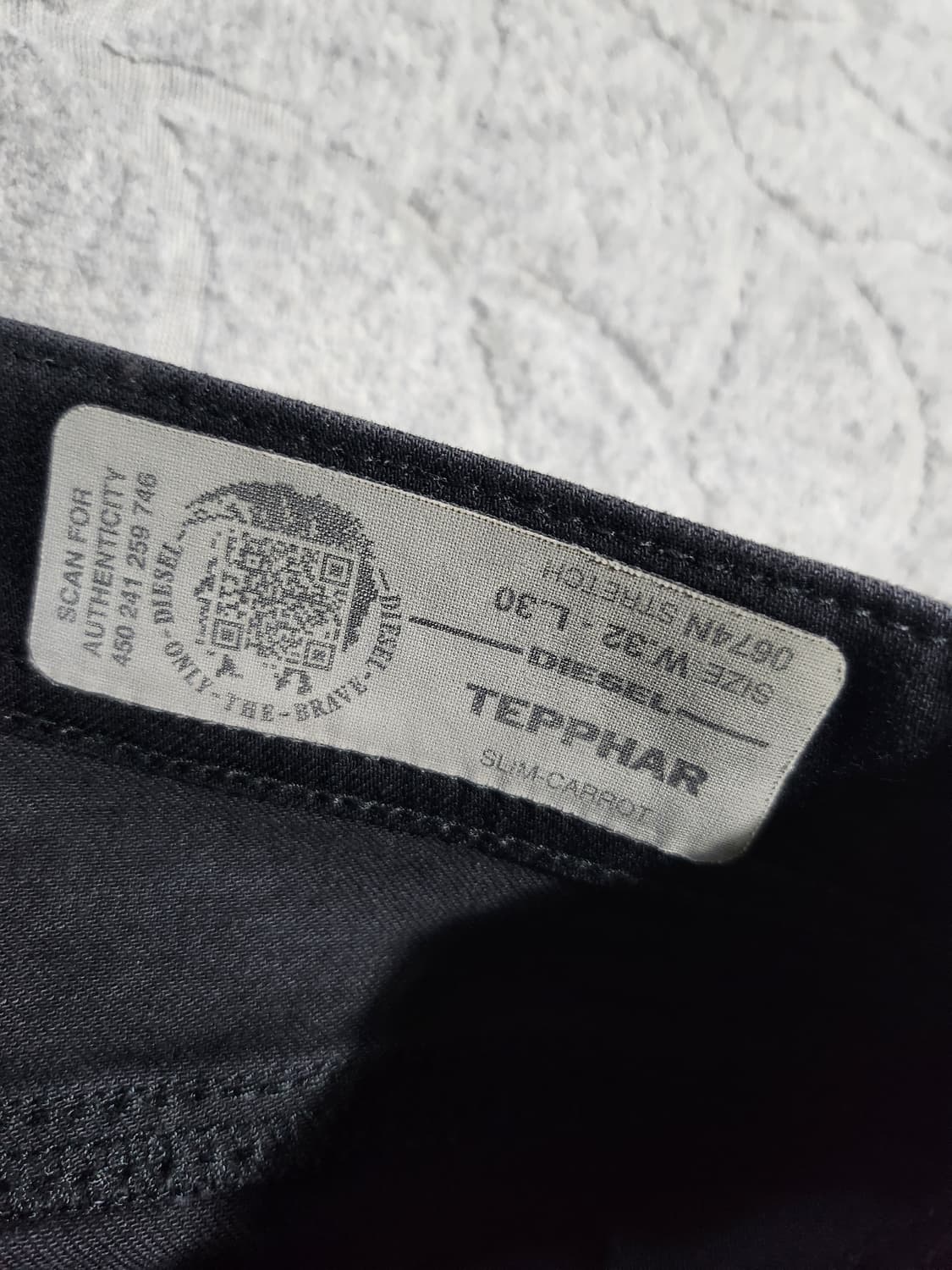 디젤 블랙진 슬림핏 데님 팬츠-32 상품이미지4