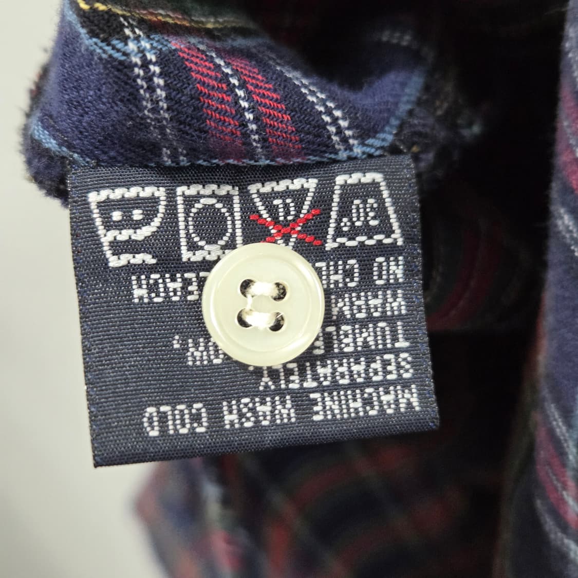 폴로랄프로렌 버튼다운 타탄체크 셔츠 L 상품이미지4