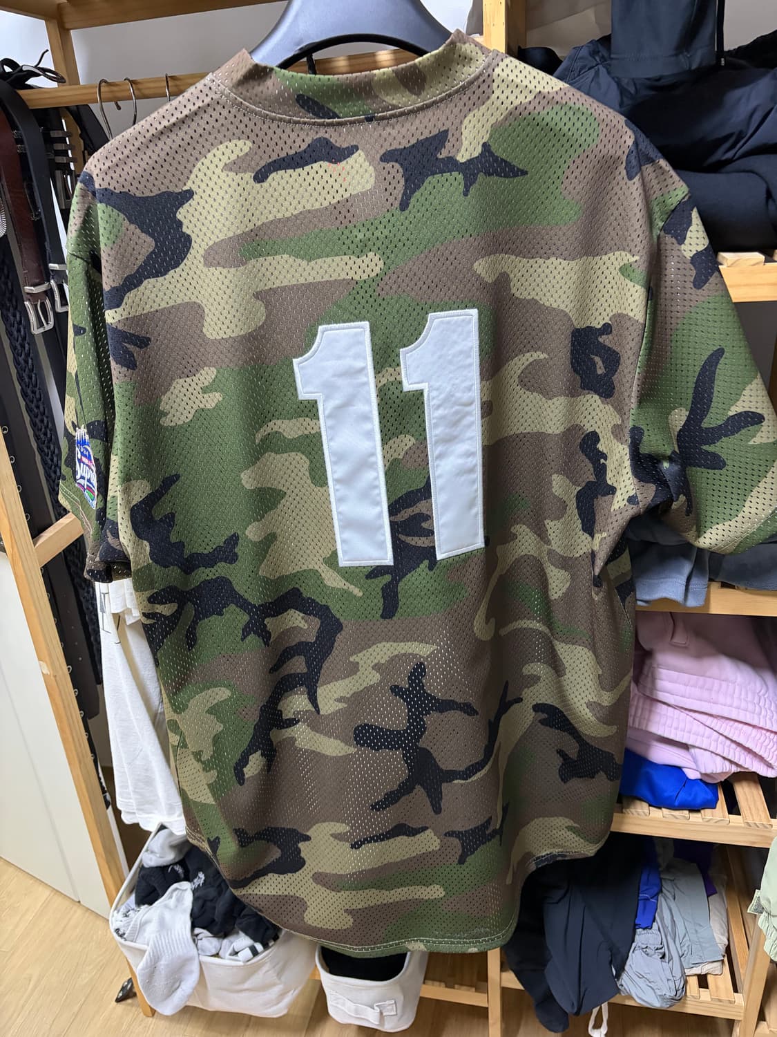 슈프림 S 로고 베이스볼 헨리 우드랜드 카모 - 24FW 상품이미지2