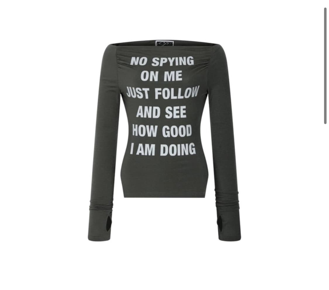 플리즈노팔로우 Pleasenofollow Kacy Lettering Lo 상품이미지1