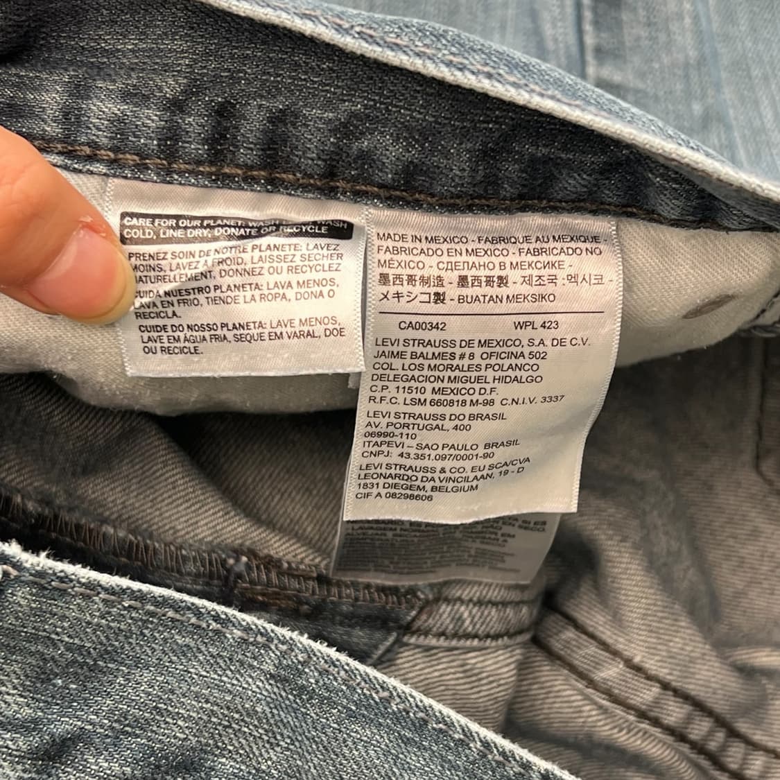 리바이스 527 데님 팬츠 r1456 상품이미지6