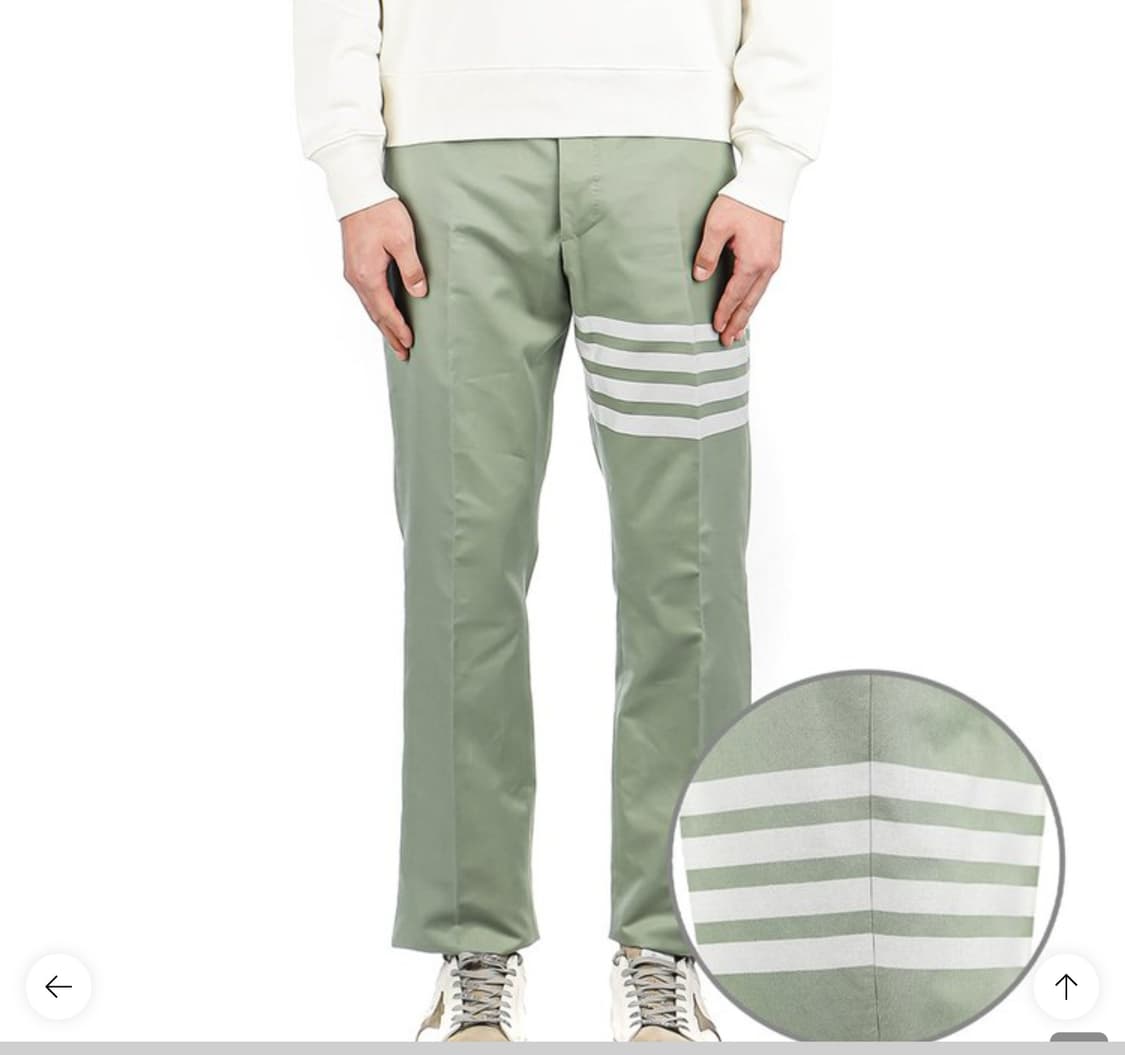 톰브라운 정품 4선 스트라이프 팬츠 2사이즈 상품이미지1