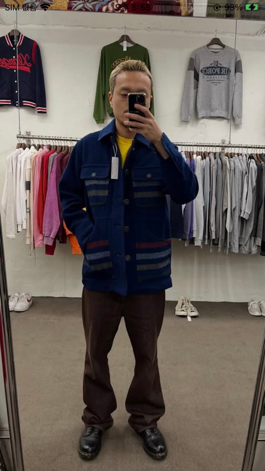 van sports 울 자켓 상품이미지6