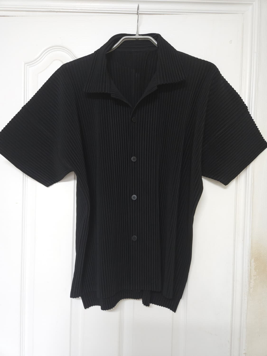 이세이 미야케 옴므 플리세 반팔 셔츠 2사이즈 블랙 상품이미지2