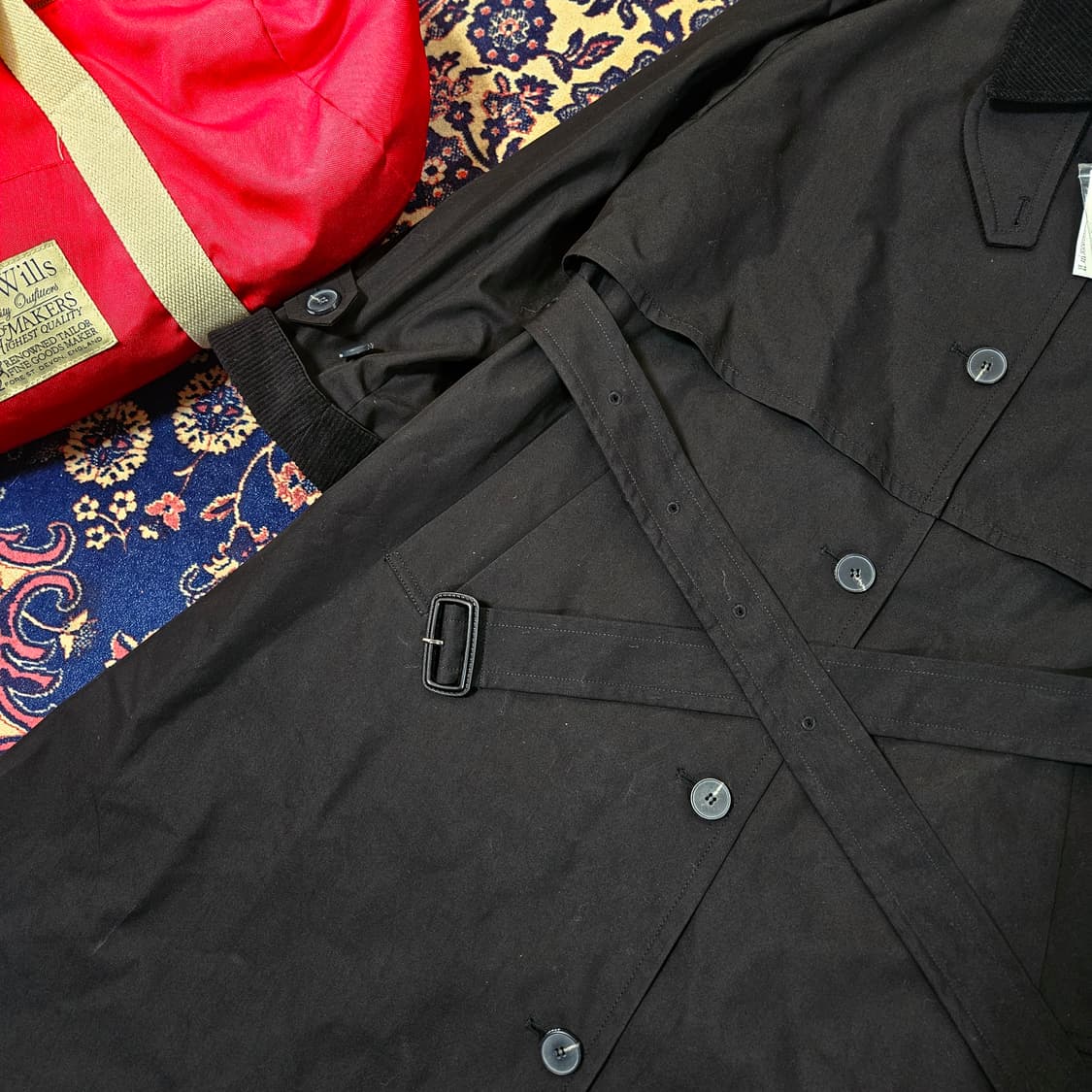 (새상품) 스튜디오톰보이 22ss 코듀로이 카라넥 맥시 벨티드 코트 상품이미지3